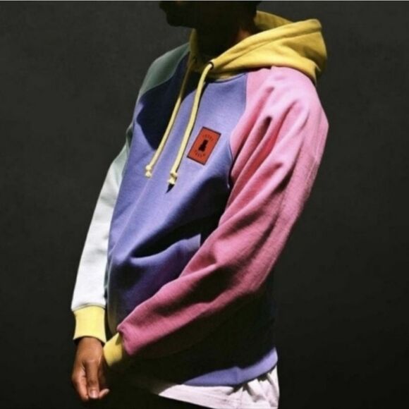 Teddy Fresh Unisex Iconic Color Block Hoodie 2.0 Sweatshirt Pastel - Picture 5 of 16